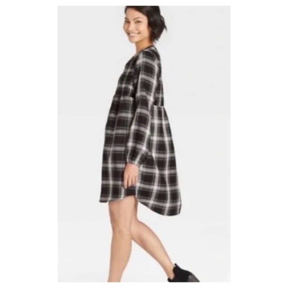 Plaid Shirt Dress